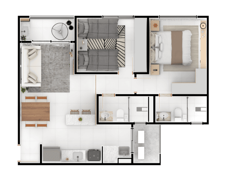 Planta 1004- Única unidade disponível! 