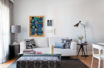 Apartamento do empres�rio Valter Munhoz, assinado pelo arquiteto Robert Robl.