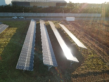 Usina Fotovoltaica, implementada pelo empres�rio Leonardo Canedo no All Park.