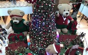 Vila dos Ursos � o tema da decora��o de Natal do Goi�nia Shopping