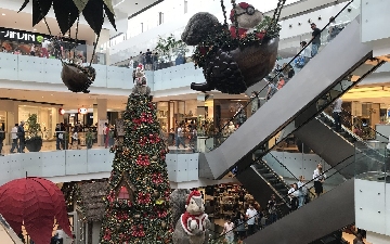Decora��o de Natal do Shopping Flamboyant, em Goi�nia
